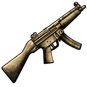 Charcoal Sketch MP5