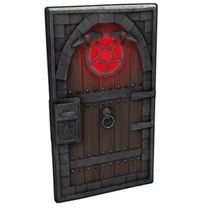 Demonic Raven Door