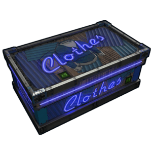 Neon Clothes Storage