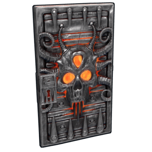 The Fiend Metal Door