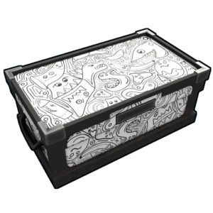 Doodle Large Wooden Box