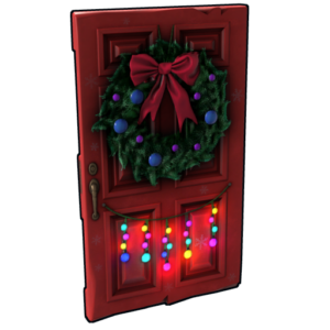 Christmas Wooden Door