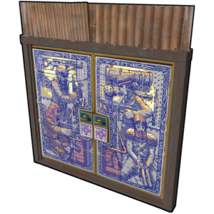 Porcelain Sheet Metal Double Door