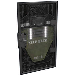 Reinforced Armored Door