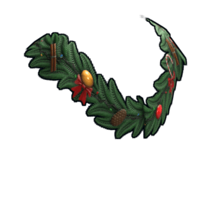 Christmas Wreath Poncho