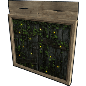 Fireflies Double Wooden Doors