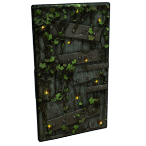 Fireflies Metal Door