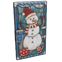 Snowman Door