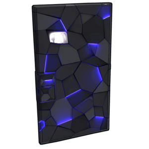 Ultramarine Metal Door