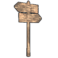 Double Sign Post