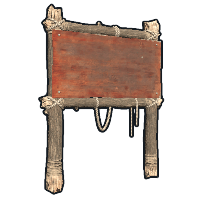 One Sided Town Sign Post