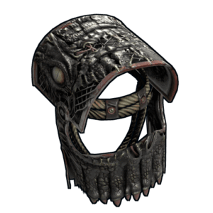 Black Alligator Helmet
