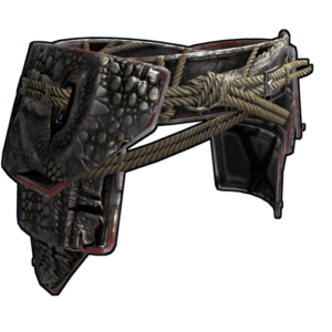 Black Alligator Kilt
