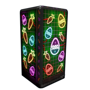 Easter Neon Fridge