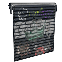 Vandalized Shop Door