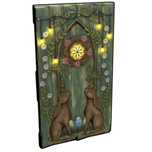 Wooden Rabbit Door